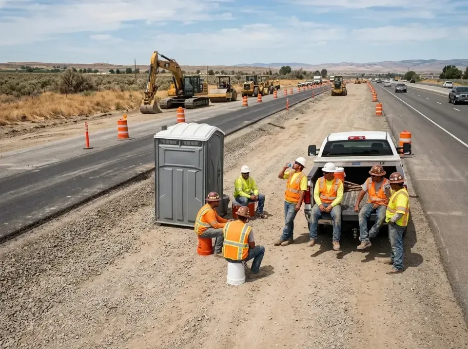 highway-road-construction-crew-007 — frequently asked questions, Porta Potty and Restroom Rentals in St. John, IN
